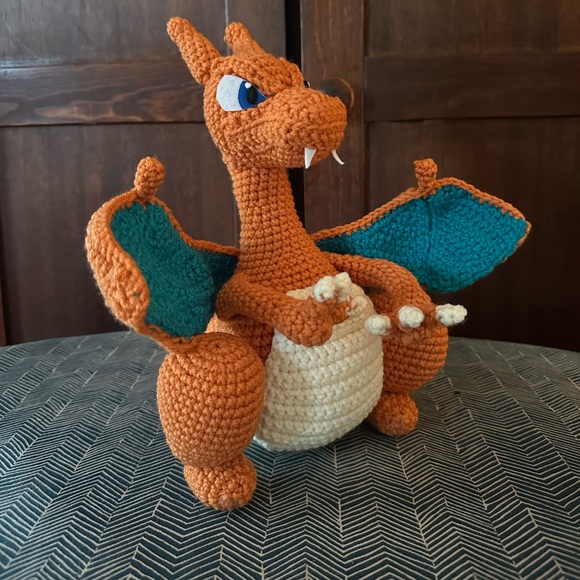 Handmade Crochet Charizard! - Picture 3 of 5